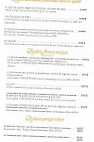 Au Lion d'Or menu