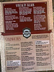 Trails Cafe menu