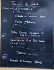 Gare Aux Papilles menu