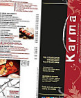 Karma Japanese & Chinese Fusion Restaurant menu