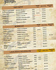 Monsieur Georges menu