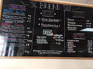 The Bread Shop menu