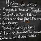 Les Pas Sages menu