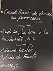 Brasserie Persona Grata menu