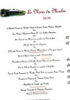 Le Moulin de la Baine menu