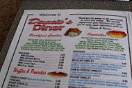 Donnie's Diner menu