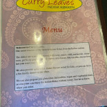 Curry Leaves Menu