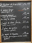 L'épicurien menu