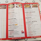 Tappernøje Pizzaman Menu