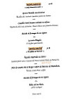 Auberge aux Deux Clefs menu