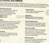 Outback Steakhouse menu