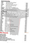 La Tramontane menu