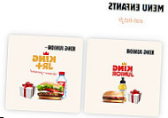 Burger King Annemasse menu