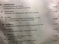 Kreta menu