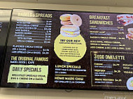 Bagel Dock Cafe menu