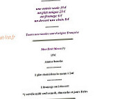 Le Magny menu