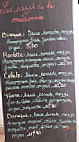 Creperie la Maisonnee menu