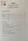 Café Chez Charles menu