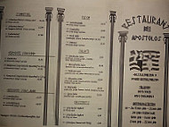 Bei Apostolos menu