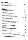 Les Tuileries menu