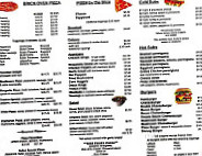 Frank's Pizza Subs menu