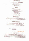 Moulin Labotte menu