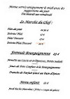 Villa Vauban menu