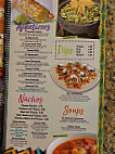 San Jose Mexican menu