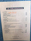 Le Tire Bouchon menu