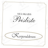 Korporalskroen Menu