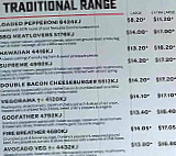 Domino's Pizza menu