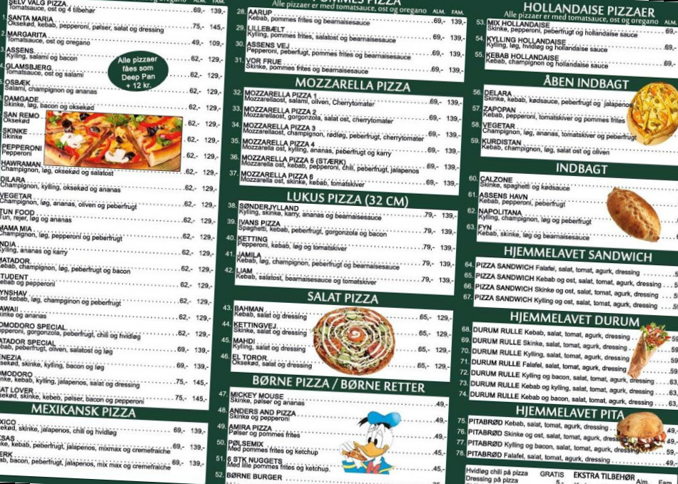 Pomodoro Pizza Grill Hous Menu