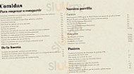 Samaná menu