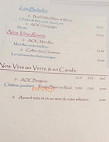 Côté Dordogne menu