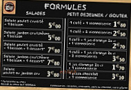 Boulangerie Marie Blachere menu