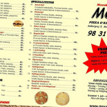 Mou Pizza Bodega V/h Zohrani Menu