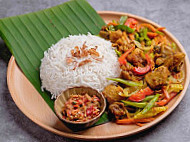 Nasi Lemak Ayam Berempah Lejen food