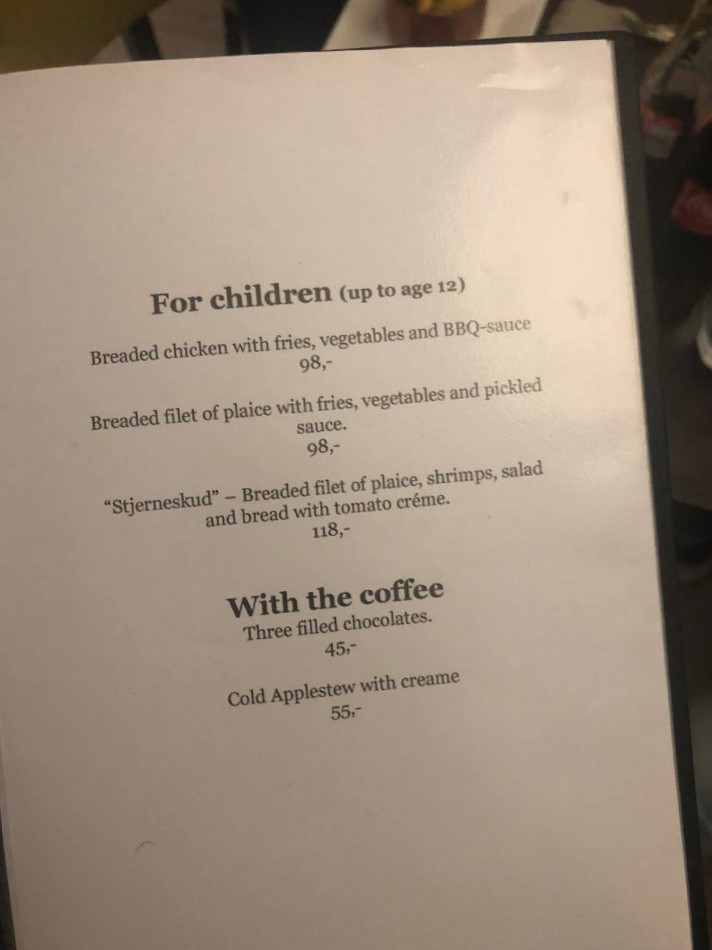 Valdemar Menu