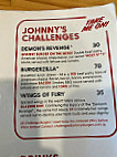 Johnny's Burger's Canning Vale menu