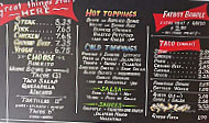 Fat Boy's Burritos menu