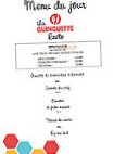 La Guinguette menu