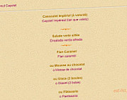 Hostellerie Etienne menu