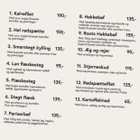 Fredenss Menu