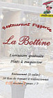 La Bottine menu