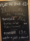 L'avenue menu