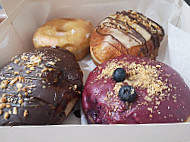 Delish Vegan Doughnuts food