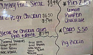 Seagrove Family Restaurant menu