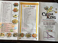 China King menu