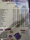 Tempero Mineiro menu