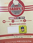 Daddy's Crepes Tacos Grill menu